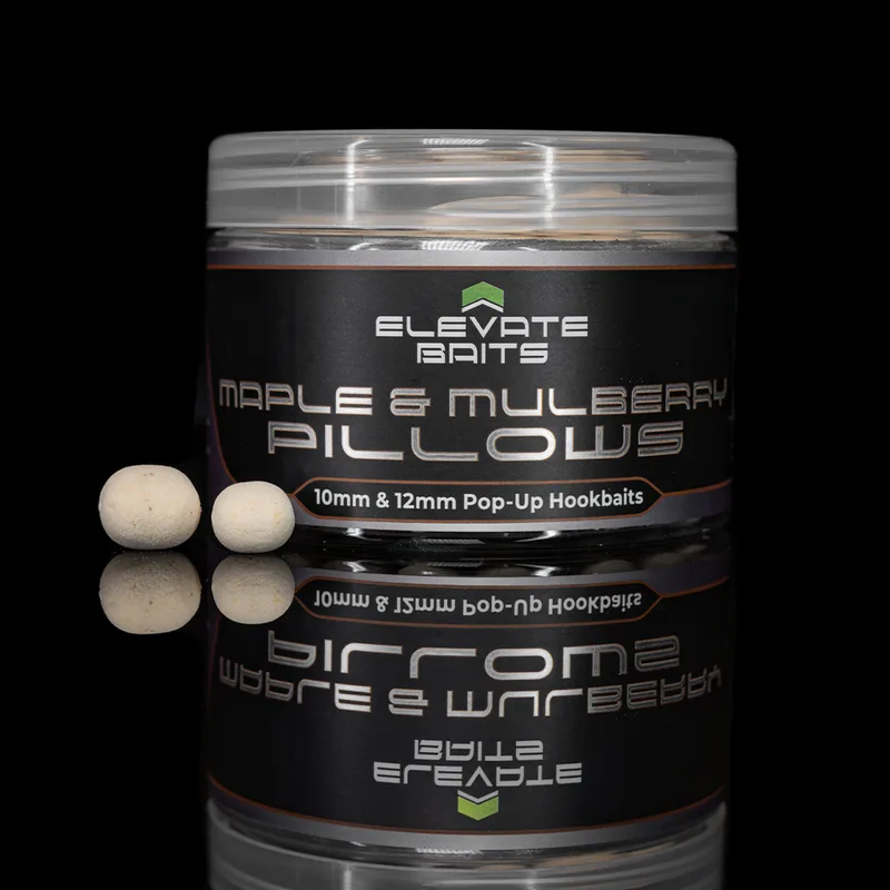 Elevate Baits Maple and Mulberry Pillows 10mm & 12mm Pop Up Hookbaits
