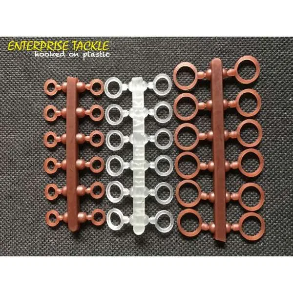 Enterprise Tackle Pellet Bait Bands — 6-8mm, Clear