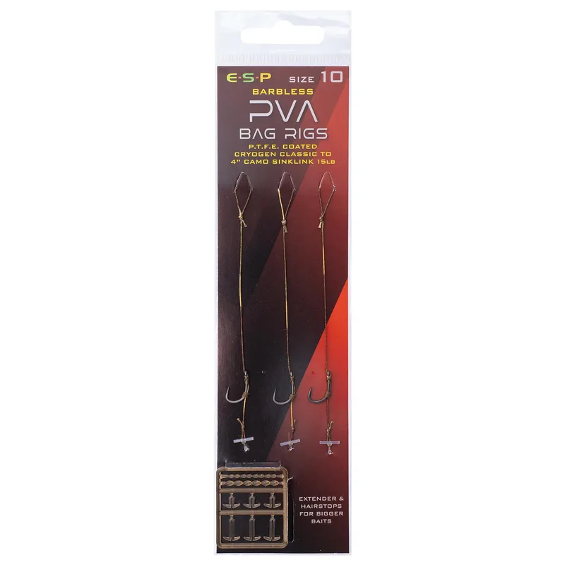 ESP PVA Bag Rig — 10, Barbless