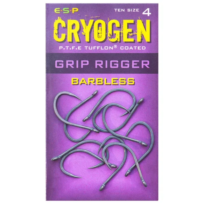 ESP Cryogen Grip Rigger Hooks — 8, Barbless