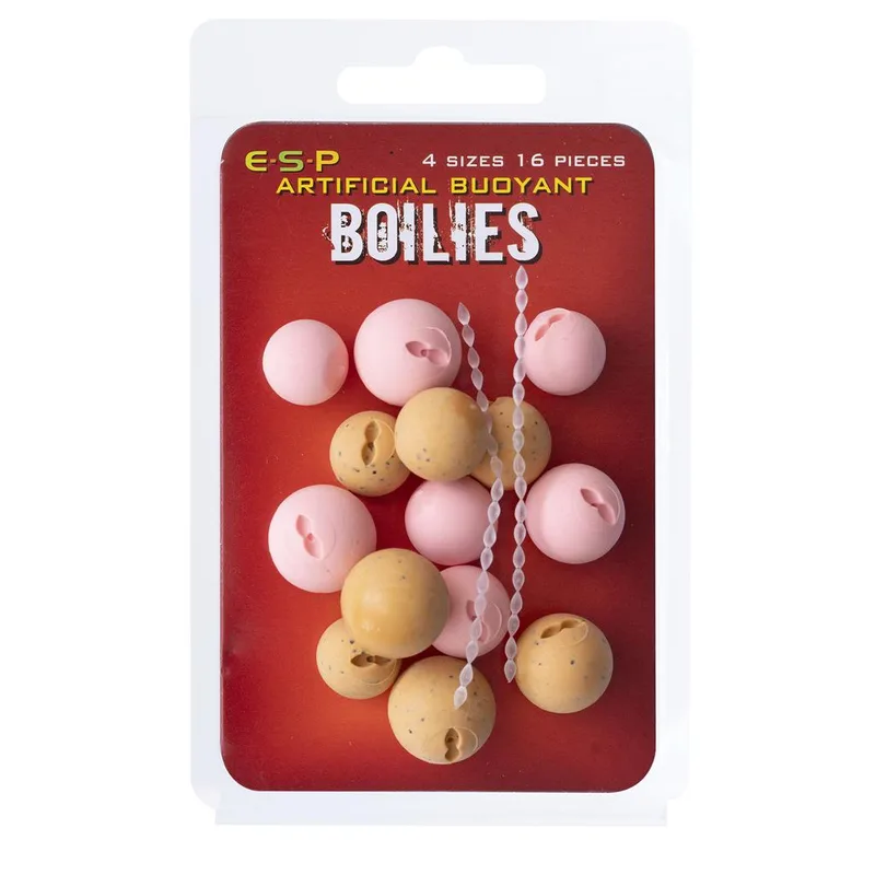 ESP Buoyant Boilies — Nut Mix / Washed Out Pink