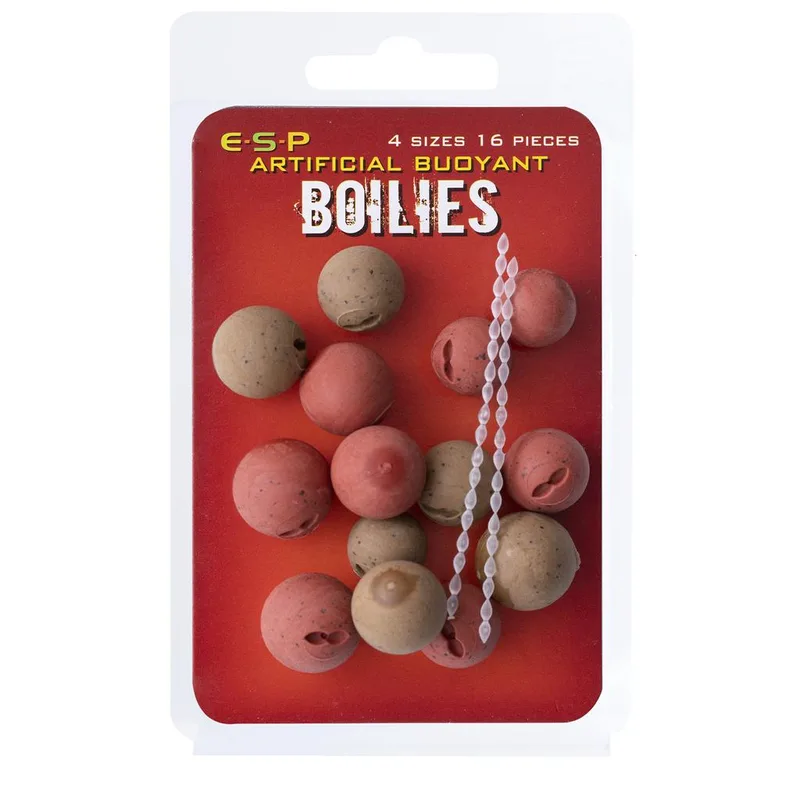 ESP Buoyant Boilies — Brown / Red Fishmeal