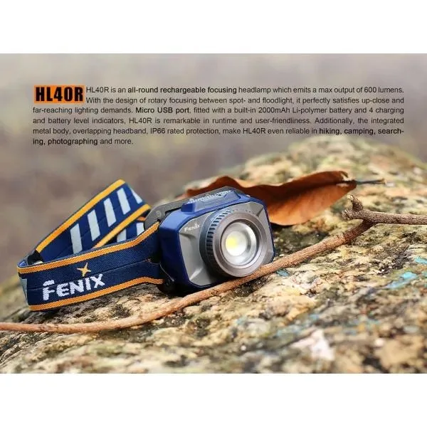 Fenix HL40R Rechargeable Headlamp