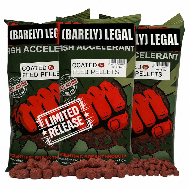 Fjuka Carp Fish Accelerant Coated Feed Pellets 400g