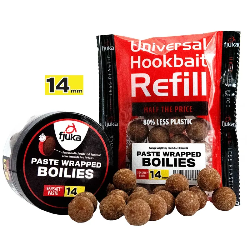 Fjuka Paste Wrapped Boilies 14mm - Pot