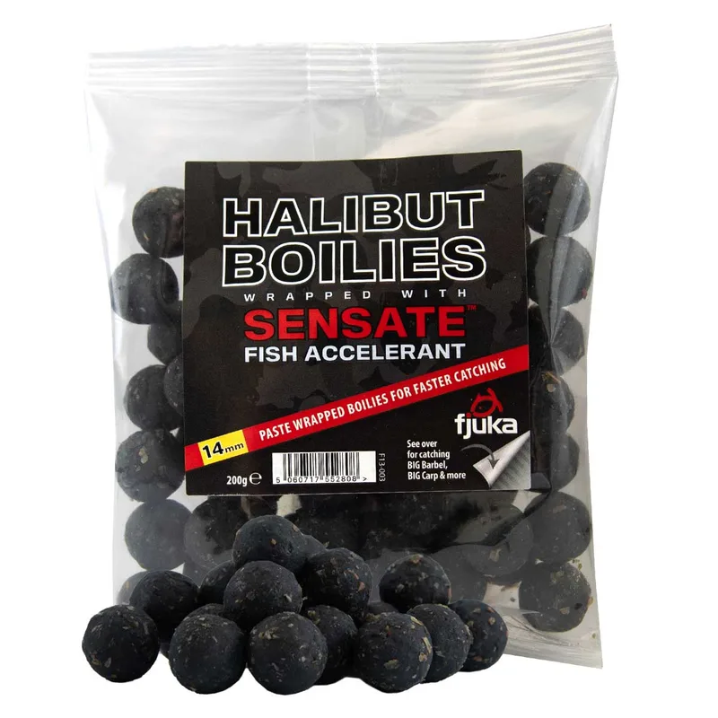 Fjuka Sensate Halibut Wrapped Boilies 200g