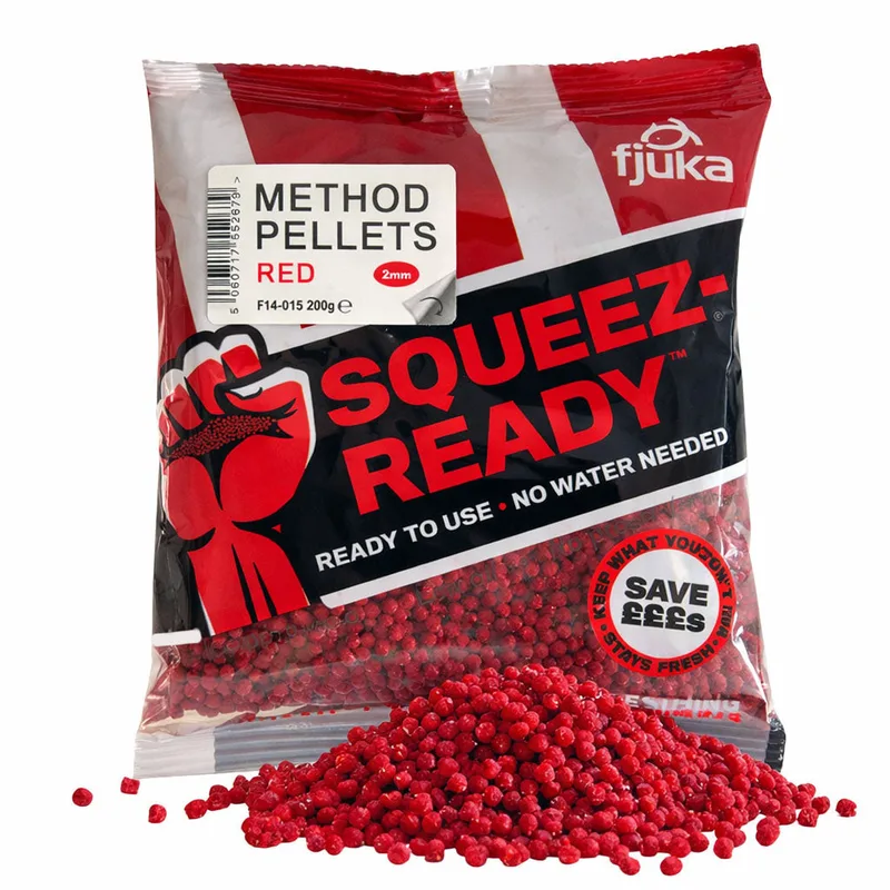 Fjuka Squeez-Ready Coloured Method Pellets 2mm