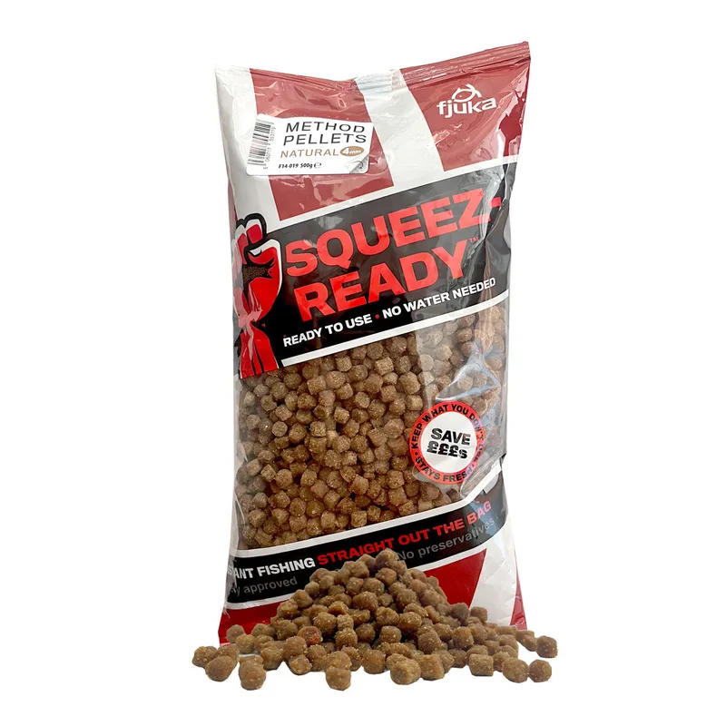 Fjuka Squeez-Ready Method Pellets — 500g