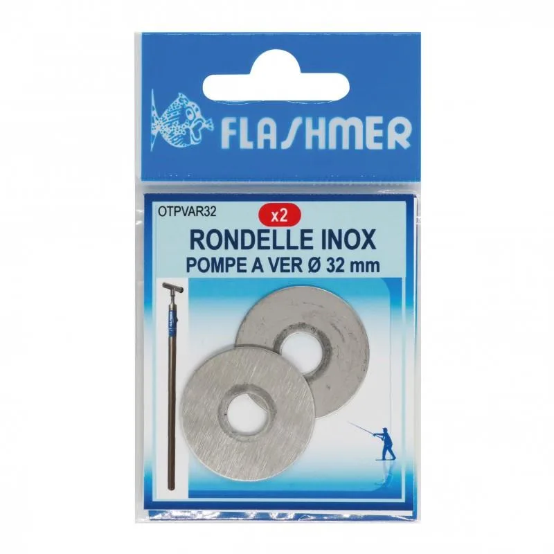 Flashmer Stainless Steel Bait Pump Washer