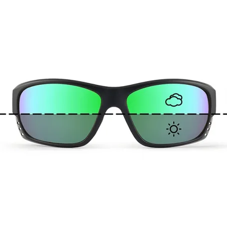 Fortis Finseeker Amber Switch Green Xblok Polarised Sunglasses