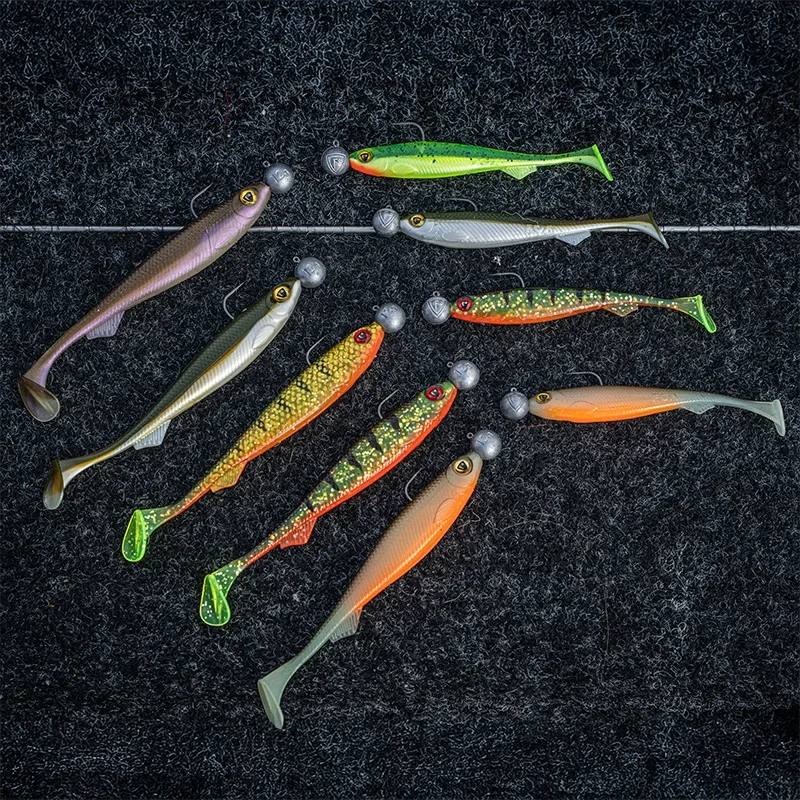 Fox Rage Loaded Slick Shad - 11cm, UV Hot Olive