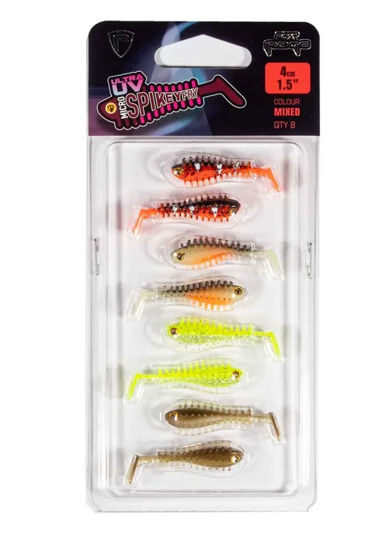 Fox Rage Ultra UV Micro Lure Mixed Colour Pack 4cm