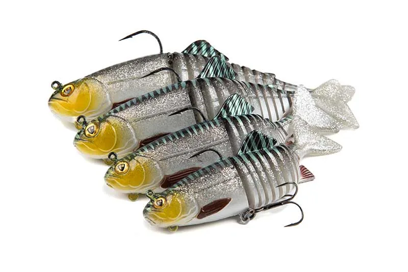 Fox Rage Replicant Jointed Soft Lure — 15cm, Slick Scale, 60g