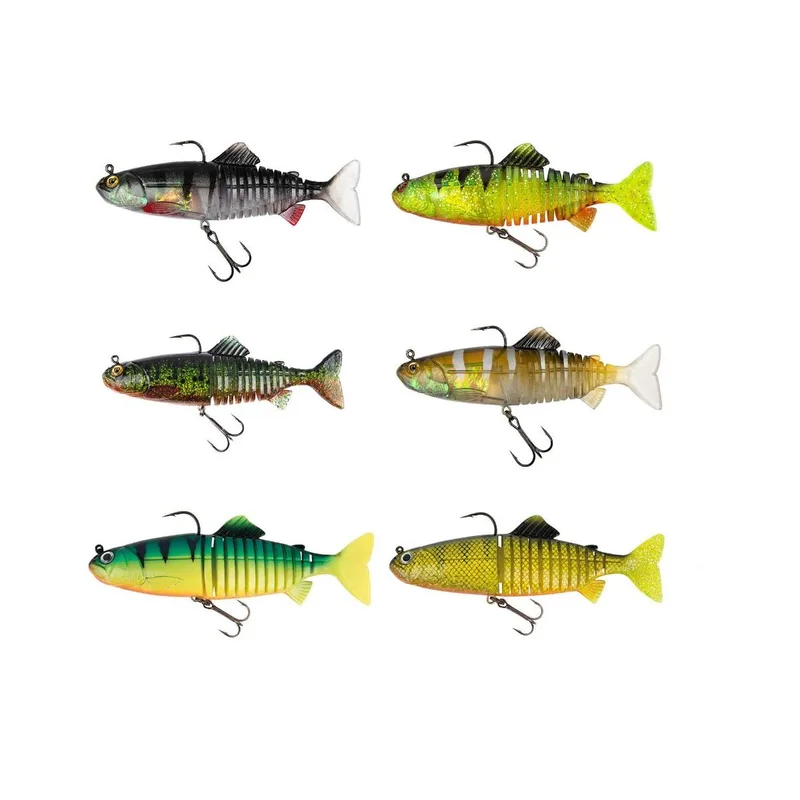Fox Rage Replicant Jointed Soft Lure — 15cm, Young Perch, 60g