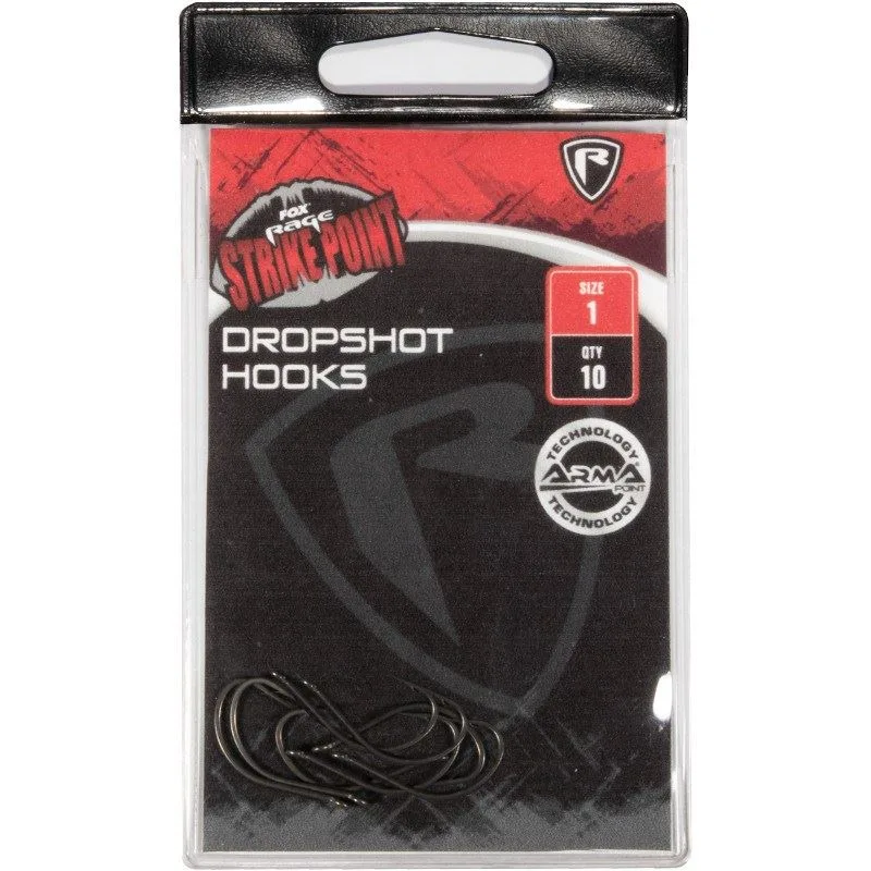 Fox Rage Strike Point Drop Shot Hooks