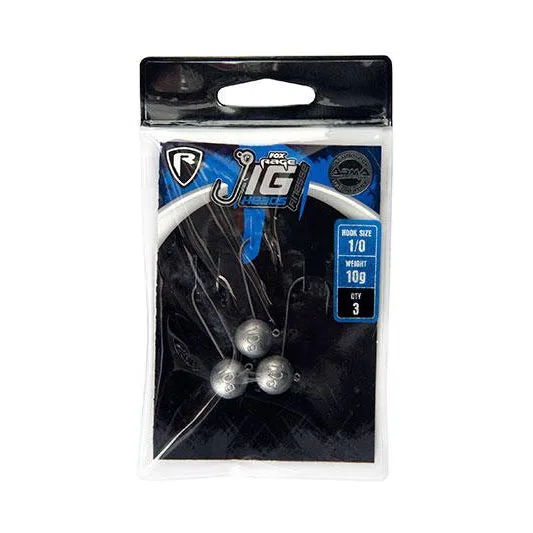 Fox Rage Finesse Jig Heads — 3/0, 7g