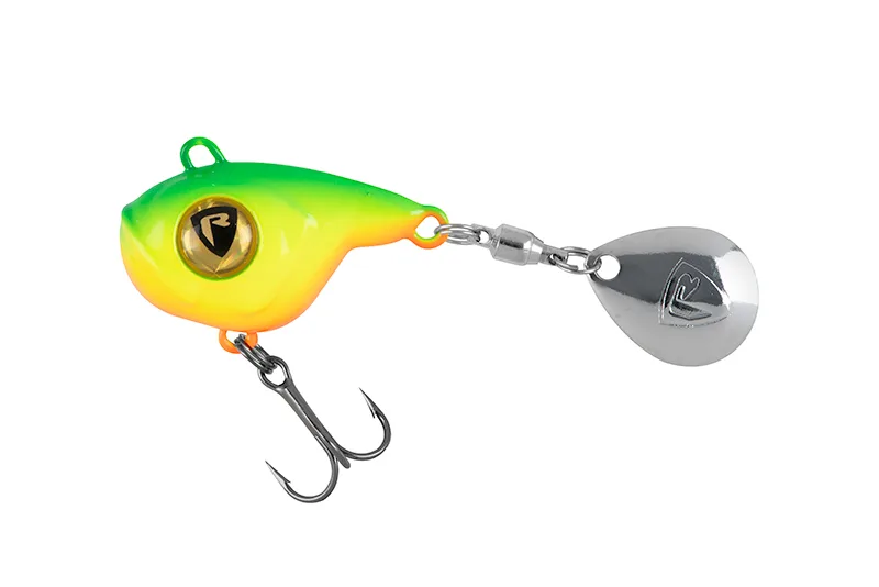 Fox Rage Big Eye Spin Tail — 14g, Fire Tiger