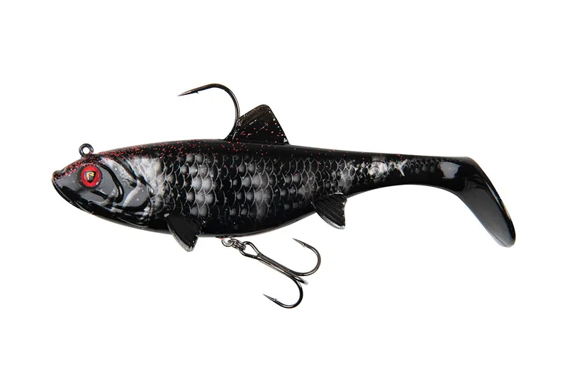 Fox Rage Replicant Wobble Soft Lure — 7.5cm, 10g, UV Nightmare