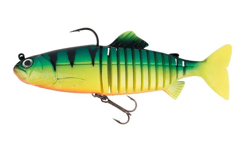 Fox Rage Replicant Jointed Soft Lure — 18cm, UV Firetiger (Legend), 80g