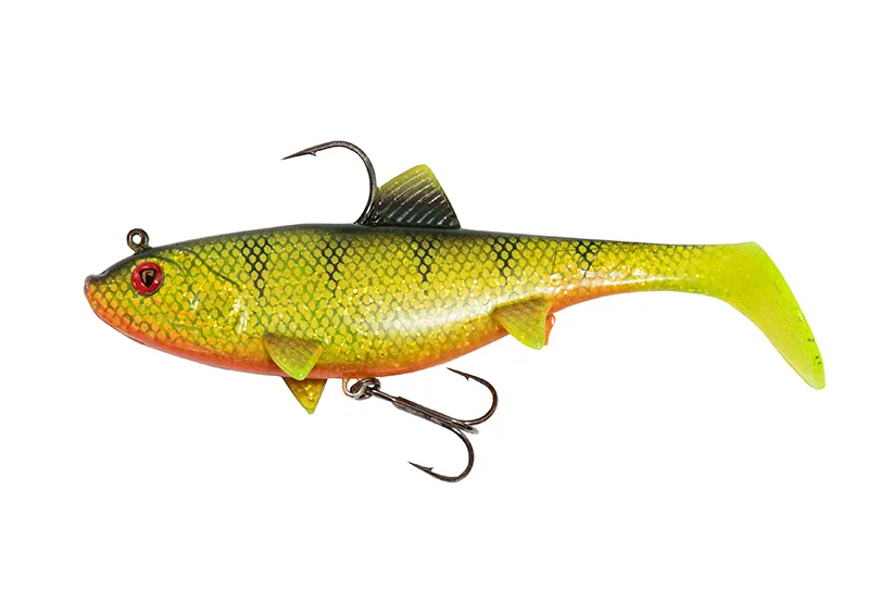 Fox Rage Replicant Wobble Soft Lure — 7.5cm, 10g, UV Natural Perch