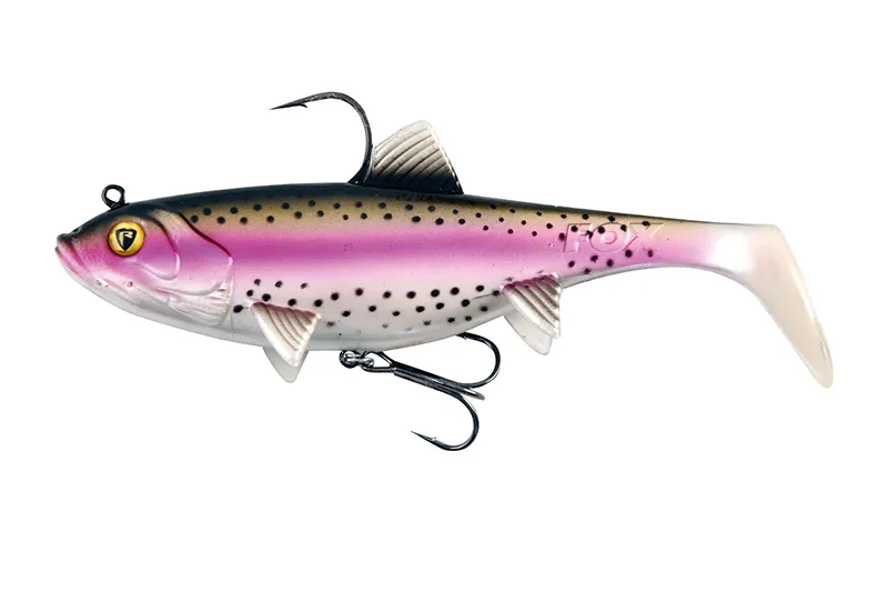 Fox Rage Replicant Wobble Soft Lure — 7.5cm, 10g, UV Firetiger