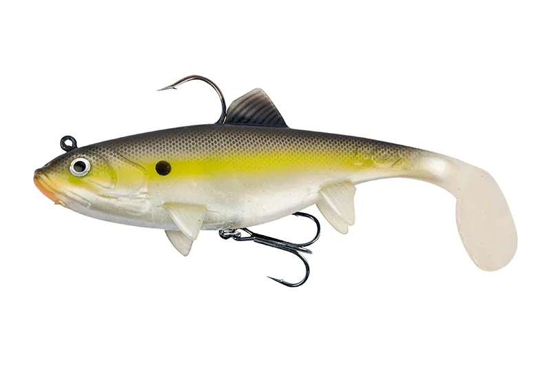 Fox Rage Replicant Wobble Soft Lure — 7.5cm, 10g, UV Silver Bait Fish