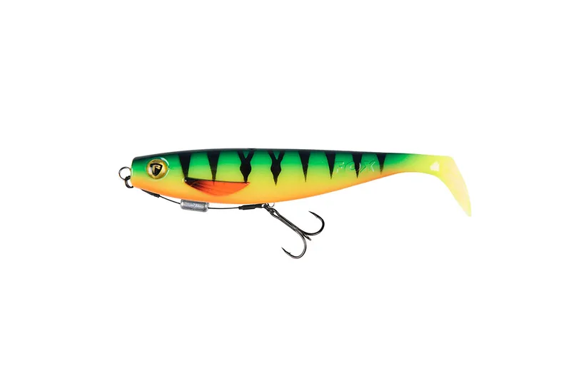 Fox Rage Loaded Pro Shads — 14cm, UV Firetiger