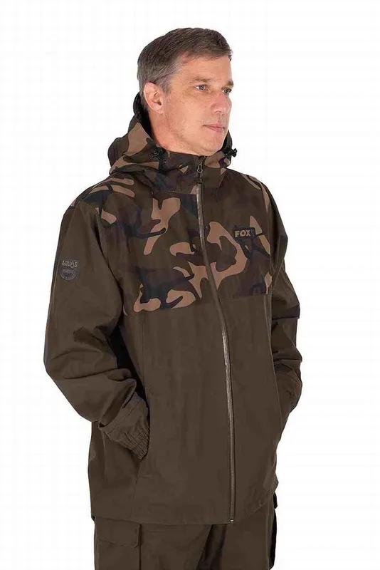 Fox RS25K Khaki / Camo Waterproof Jacket — XXXX-Large