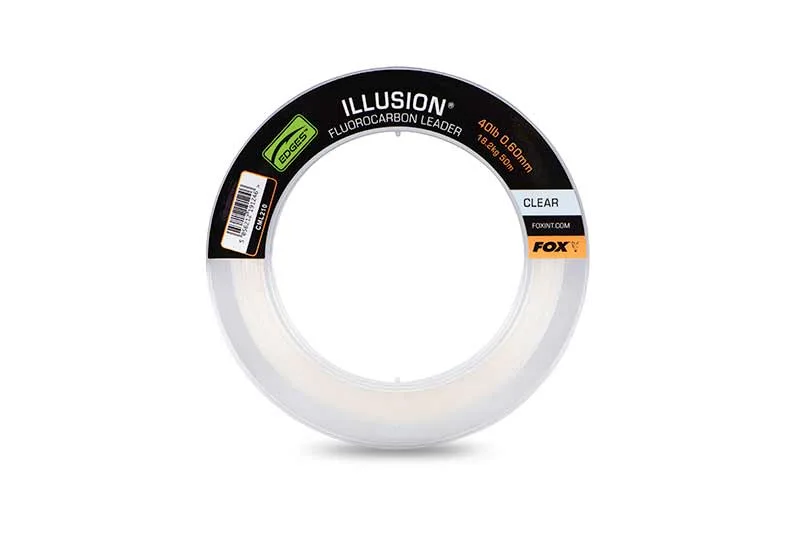 Fox Edges Illusion Clear Fluorocarbon Leader 50m