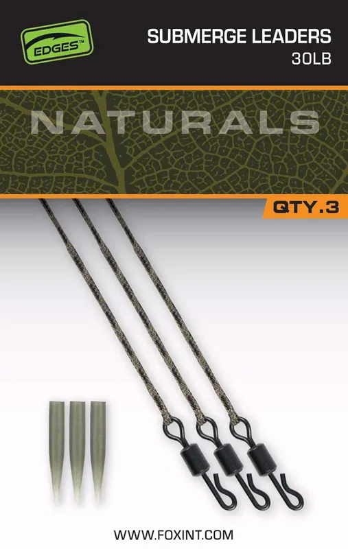 Fox Edges Naturals Submerge Quick Change Swivel Leaders