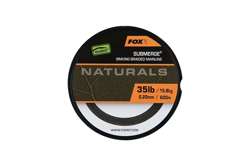 Fox Edges Naturals Submerge Braid — 0.20mm, 35lb / 15.8kg, 600m