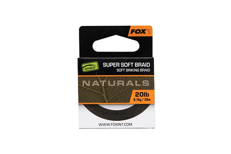 Fox Edges Naturals Super Soft Slow Sinking Braid 20m