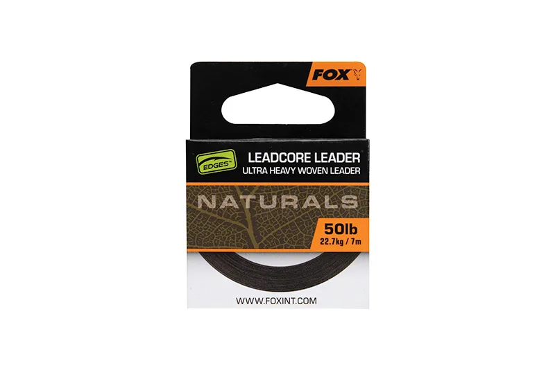 Fox Edges Naturals Leadcore Leader — 50lb / 22.7kg