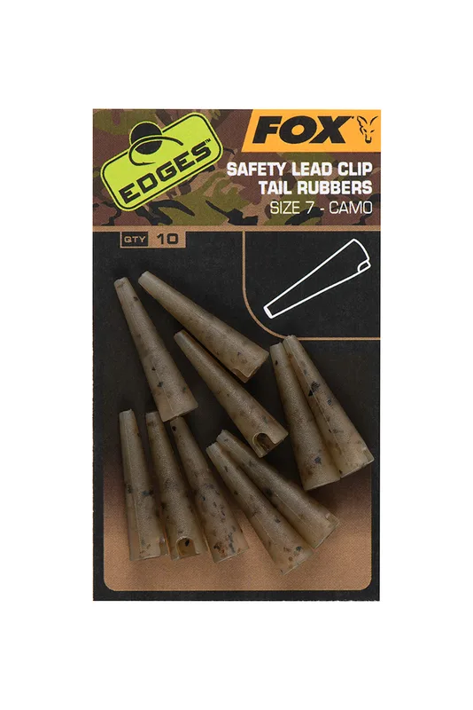 Fox Edges Camo Tail Rubbers Size 7