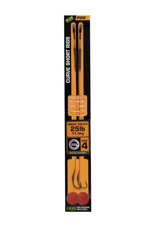 Fox Edges Curve Short Camotex Ready Tied Rigs