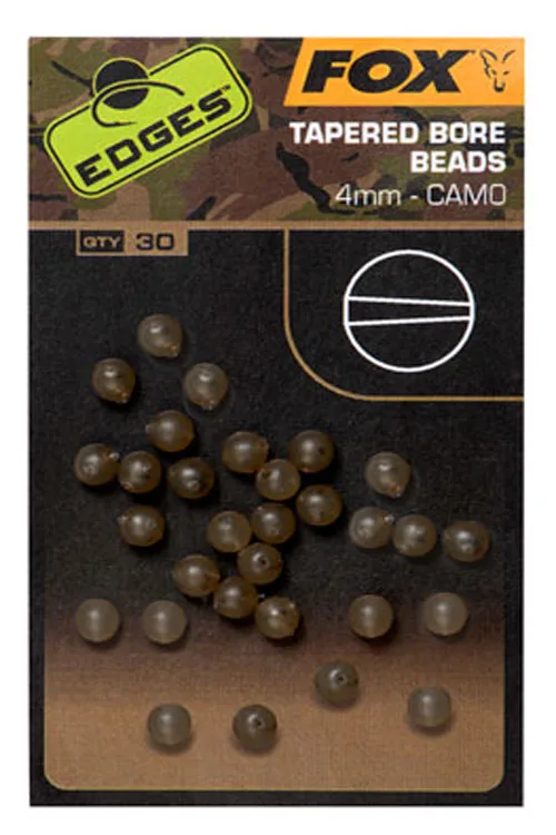 Fox Edges Camo Tapered Bore Beads