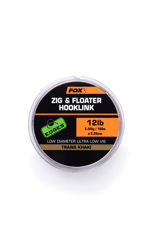 Fox Zig and Floater Hooklink Khaki