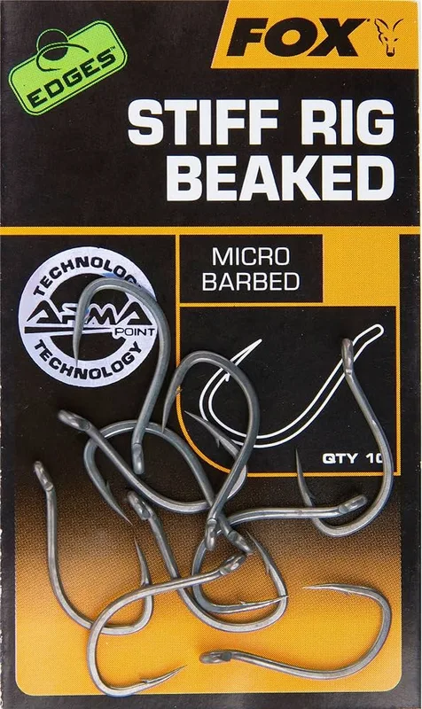 Fox Edges Armapoint Stiff Rig Beaked Hooks