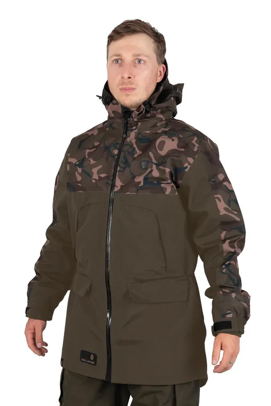 Fox Aquos Tri Layer 3/4 Jacket - Fox Aquos Tri Layer 3/4 Jacket Khaki Camo Small