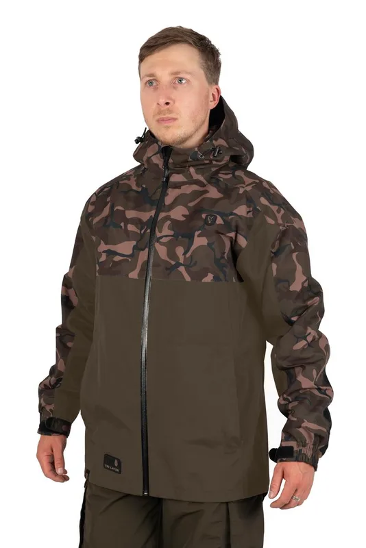 Fox Aquos Tri Layer Standard Jacket - Fox Aquos Tri Layer Standard Jacket Khaki Camo Small