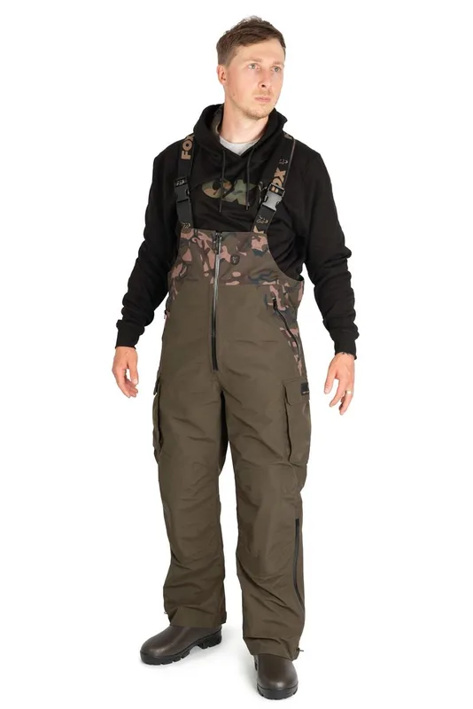 Fox Aquos Tri Layer Salopettes - Fox Aquos Tri Layer Salopettes Small Khaki