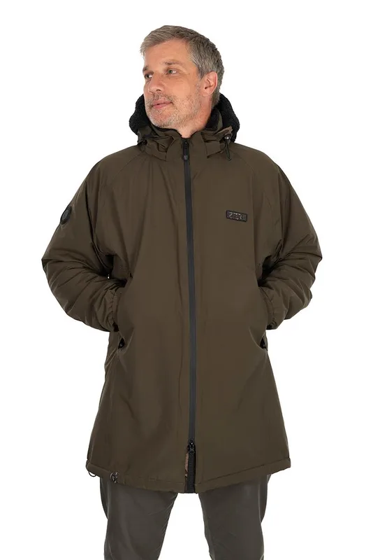 Fox Sherpa-Tec 3/4 Length Jacket - Fox Sherpa-Tec 3/4 Length Jacket Khaki Small