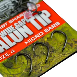 Gardner Tackle Gardner Specialist Sharpened Covert Dark Wide Gape Hooks - 6, Barbed