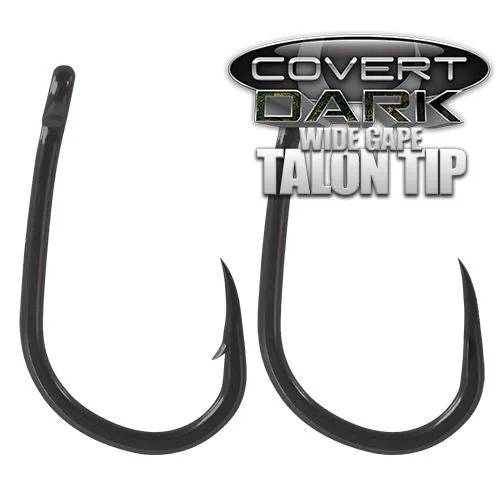 Gardner Covert Dark Wide Gape Talon Tip Hooks — 2, Barbed
