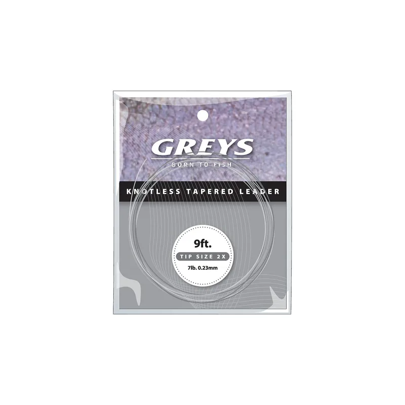 Greys Greylon Knotless Tapered Leader — 10lb