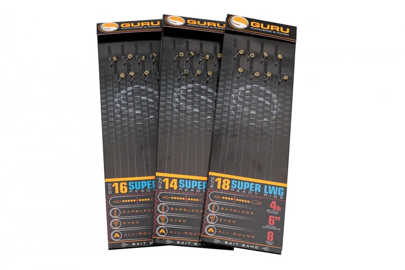 Guru 6″ Super LWG Bait Band Rigs
