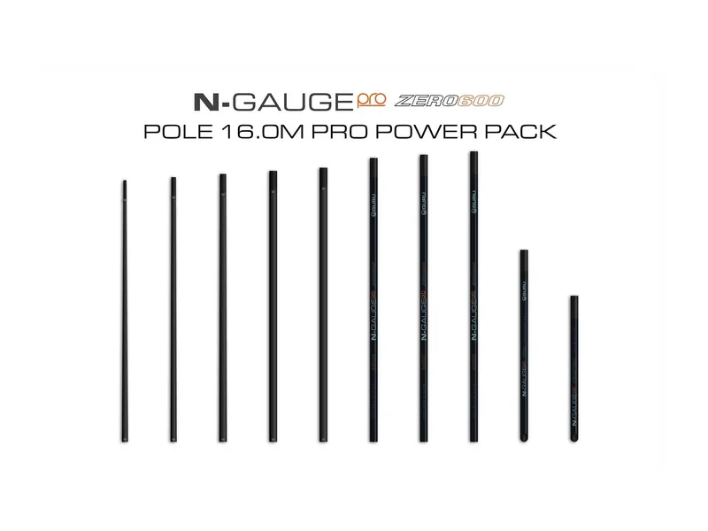Guru N-Gauge Pro Zero 600 Pole 16m Pro Power Pack