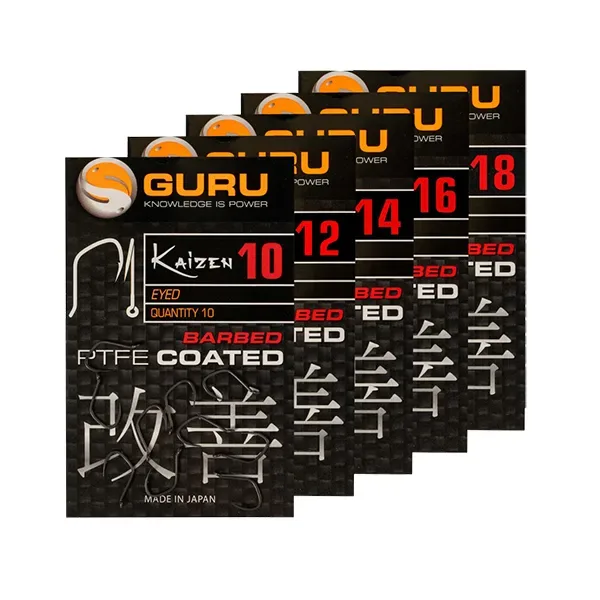 Guru Kaizen Eyed Hooks — 10