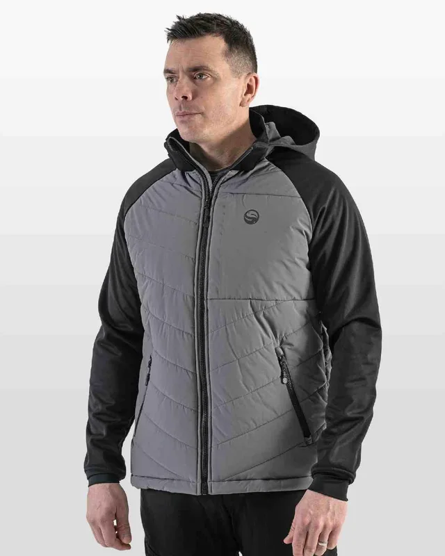 Guru Hybrid Jacket Charcoal — Small