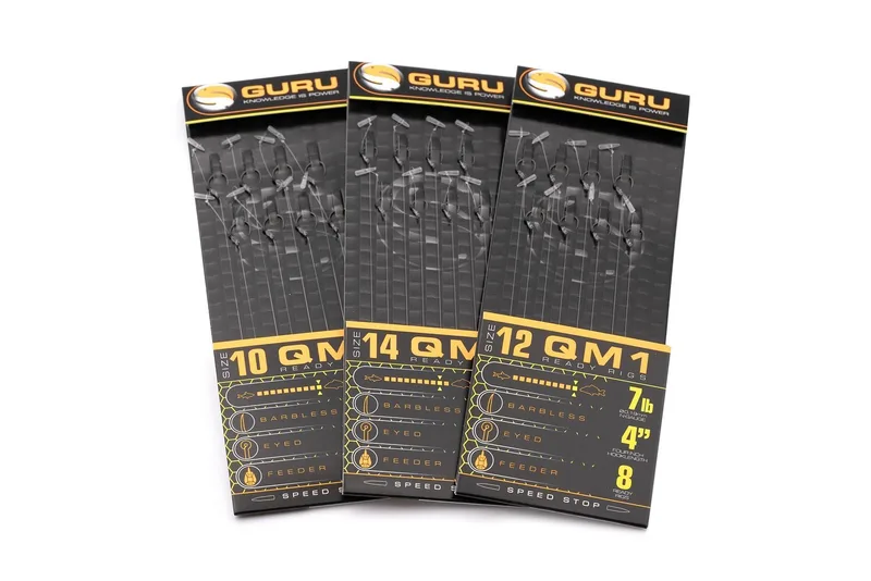 Guru QM1 Speed Stop 4″ Hooks to Nylon — 12, 0.22mm
